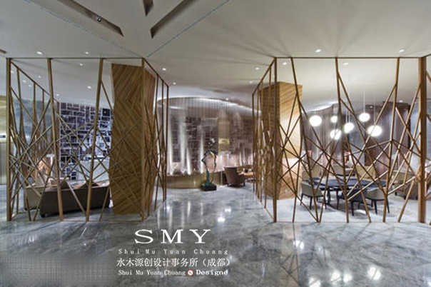 峨眉山精品酒店設(shè)計之大堂的裝飾設(shè)計表現(xiàn)形式